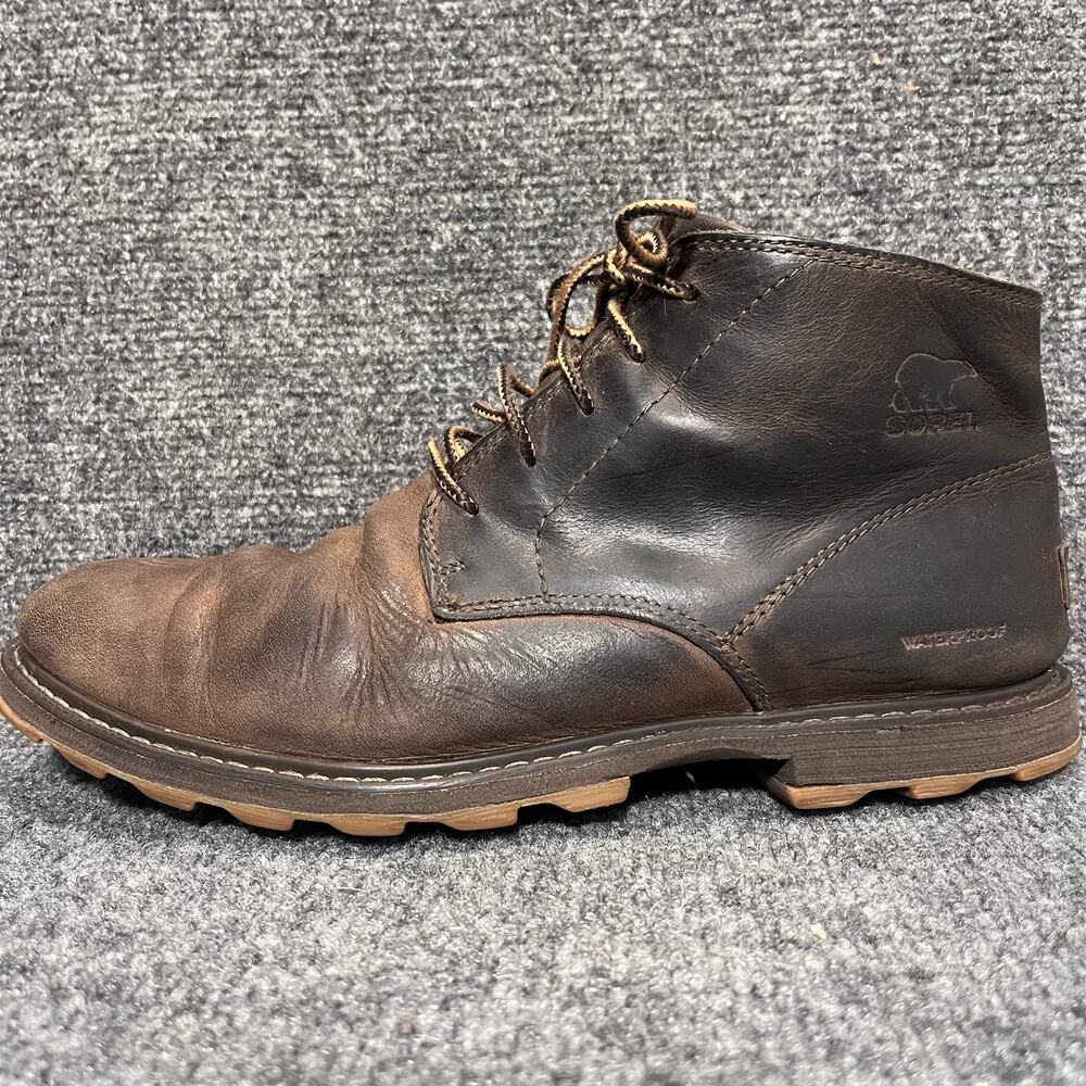 Sorel Madson II Chukka Mens Size 10 Brown Leather Waterproof Boots Ankle Shoes